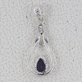 925 Silver Natural Garnet Pendant