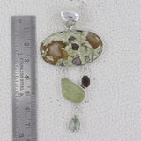 Rainforest Jasper Silver Pendants