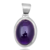 Amethyst Silver Pendant