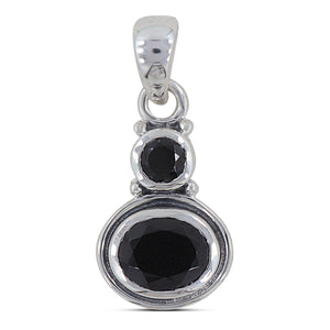 925 Silver Green Amethyst Pendant