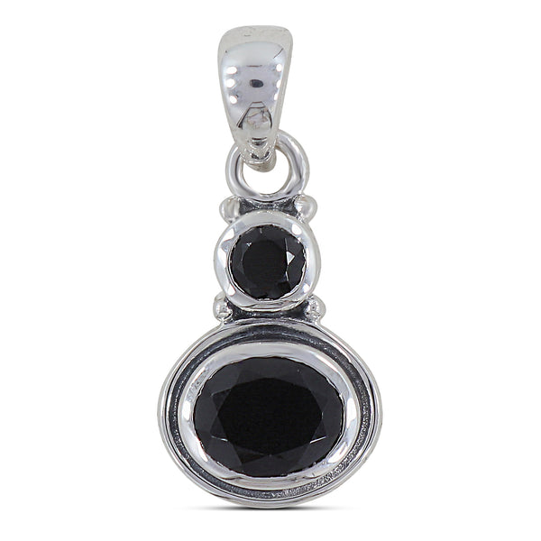 925 Silver Green Amethyst Pendant