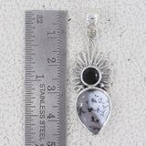 Dendritic Opal Gemstone Silver Designer Pendant