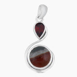 Polychrome Jasper Silver Pendants