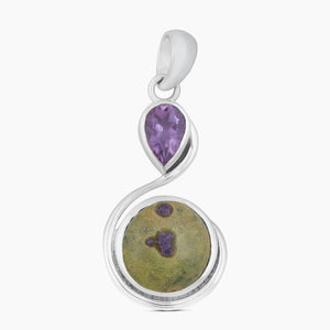 Tasmanian Serpentine Silver Pendants