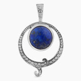 925 Sterling Silver Natural Meteorite Pendant