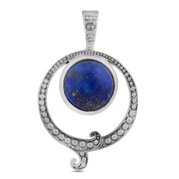 925 Sterling Silver Natural Meteorite Pendant