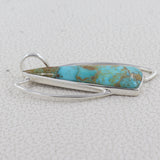 925 Sterling Silver Mustard Jasper Pendant