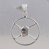 Apatite Gemstone Pendant in 925 Sterling Silver