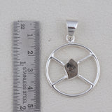 Apatite Gemstone Pendant in 925 Sterling Silver