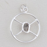 Apatite Gemstone Pendant in 925 Sterling Silver