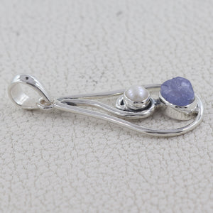 925 Sterling Silver Tanzanite Pendant