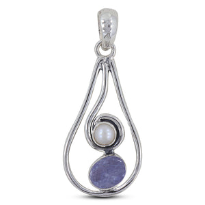 925 Sterling Silver Tanzanite Pendant