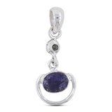 Tanzanite Silver Pendant