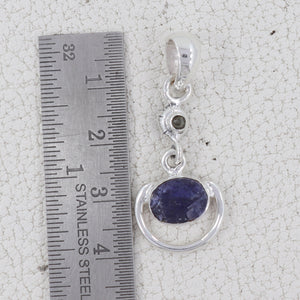 925 Sterling Silver Tanzanite Pendants