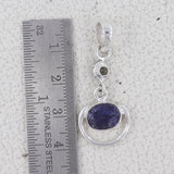 Tanzanite Silver Pendant