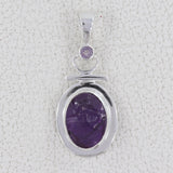 Raw Amethyst Pendant