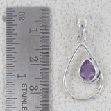 925 Staling Silver Amethyst Pendant