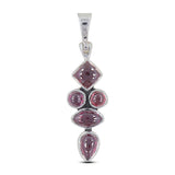 925 Starling Silver Garnet Pendant