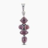 925 Sterling Silver Garnet Pendants