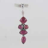 Garnet Silver Pendant