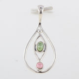 925 Starling Silver Tourmaline Pendant