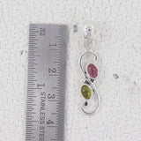 925 Sterling Silver Tourmaline Pendant