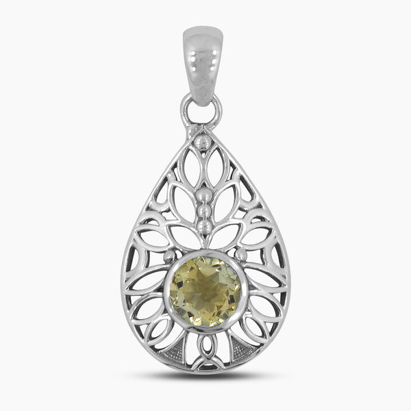 925 Sterling Silver Citrine Pendants