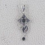 925 Starling Silver Garnet Pendant