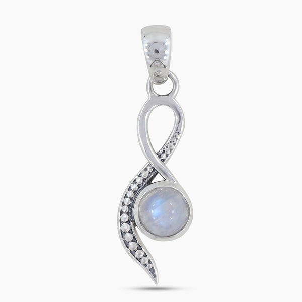 Rainbow Moonstone Silver Pendants