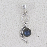 Rainbow Moonstone 925 Sterling Silver Pendant