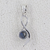 Rainbow Moonstone 925 Sterling Silver Pendant