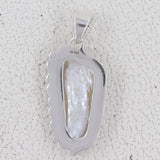 Pearl Gemstone silver Pendant