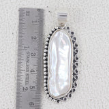 Pearl Gemstone silver Pendant