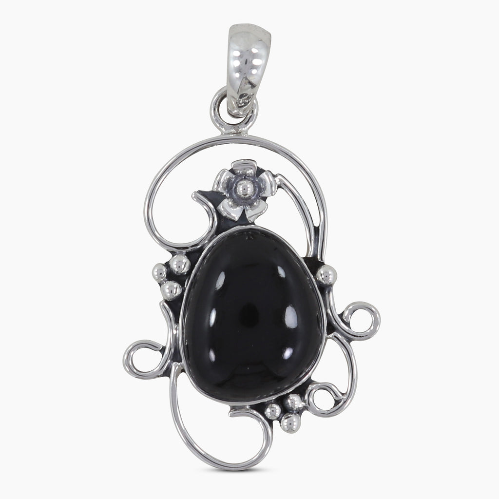 925 Sterling Silver Black Onyx Pendants