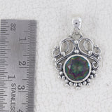 925 Starling Silver Mystic Quartz Pendant