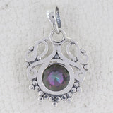 925 Starling Silver Mystic Quartz Pendant