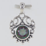 925 Starling Silver Mystic Quartz Pendant