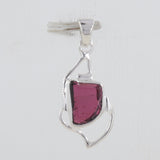 925 Sterling Silver Garnet Pendant