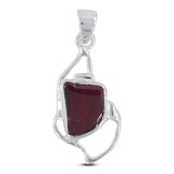 Garnet 925 Sterling Silver Pendant