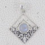 Labradorite Gemstone Silver Pendant