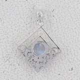 Labradorite Gemstone Silver Pendant