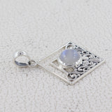 Labradorite Gemstone Silver Pendant