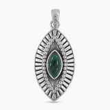 925 Sterling Silver Malachite Pendants