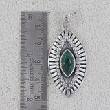 925 Sterling Silver Malachite Pendants