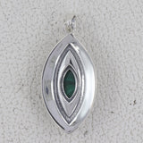 925 Sterling Silver Malachite Pendants