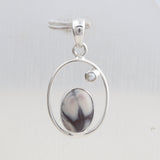 Brecciated Mookaite Silver Pendant