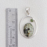 Brecciated Mookaite Silver Pendant