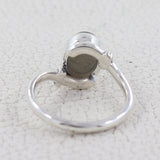 Labradorite Gemstone Sterling Silver Designer Ring Jewelry