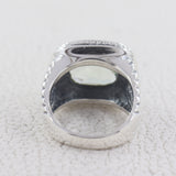 Blue Topaz Sterling Silver Ring