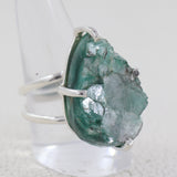 Green Kyanite Silver Ring